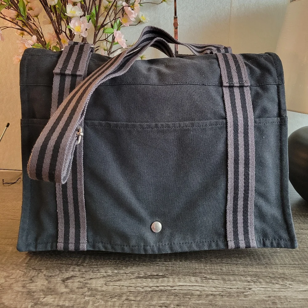 Hermes canvas messenger bag - Picture 1 of 12